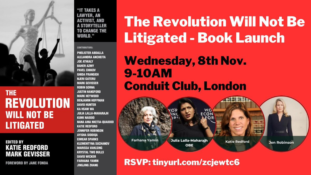 Exciting news! We’re taking The Revolution Will Not Be Litigated to #TheConduit 🥳 Thrilled to get the chance to celebrate this wonderful book! <a href="/orbooks/">OR Books</a> <a href="/KatieRedford86/">Katie Redford</a> @JLallaMaharajh