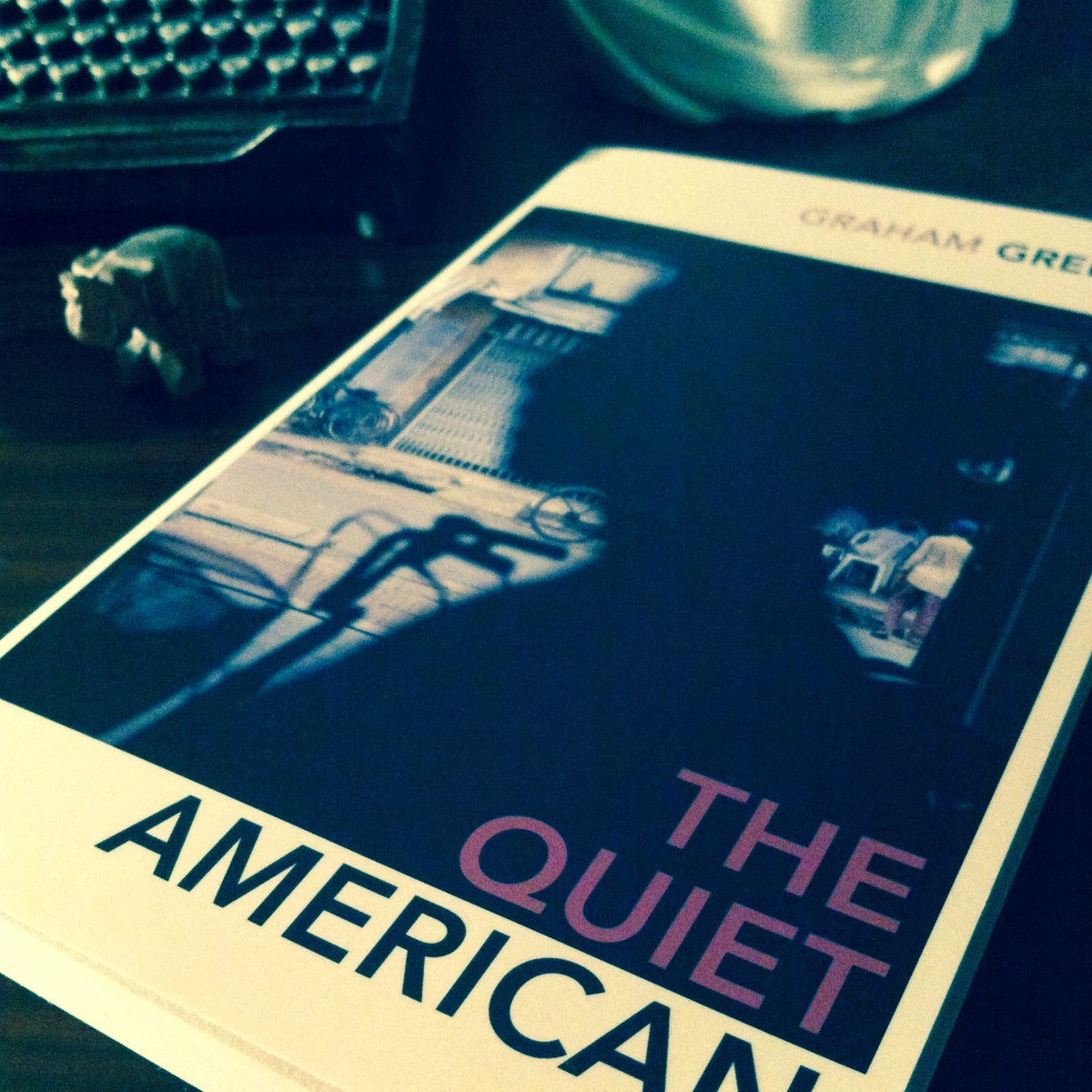 'So it always is: when you escape to a desert the silence shouts in your ear.”

The LGC #bookoftheday is The Quiet American by Graham Greene, Vintage, 2019. First published in 1955 by William Heinemann

#grahamgreene #thequietamerican #crimefiction #favouritenovel