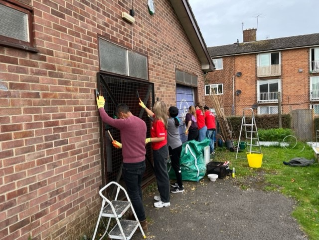 BasingstokeWest's tweet photo. Thanks to the generosity of 25 @EliLillyandCo  employees, who volunteered their time through @volunteeringuk, 24th Scout Group's hut has had a much needed facelift. 

Find out more here: https://t.co/imvB0RexsB https://t.co/wCtqfy4952