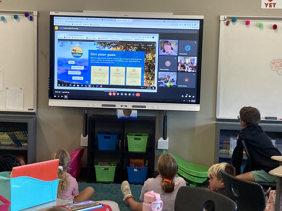 Our 4th graders participated in Every Kid Outdoors with Ranger Jen. <a href="/everykidinapark/">Every Kid in a Park</a> #FMSDsteam <a href="/NationalMallNPS/">National Mall NPS</a> <a href="/NatlParkService/">National Park Service</a>