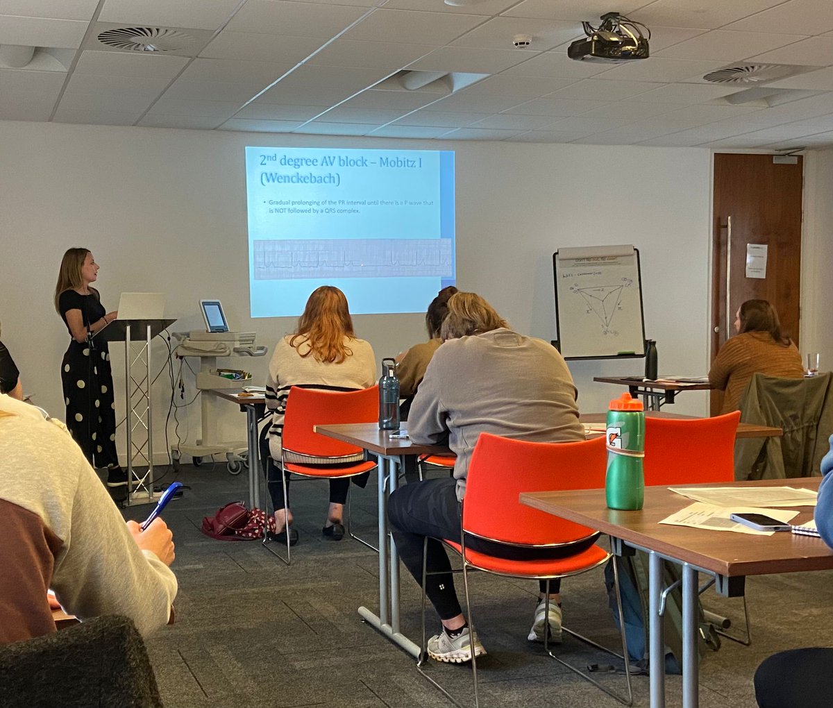 We're back once more with our popular 2-day ECG course at The Hive in Manchester. First day of teaching and interactive breakout sessions complete. Bring on day 2 tomorrow! #ECG #CardioTwitter #Cardiology