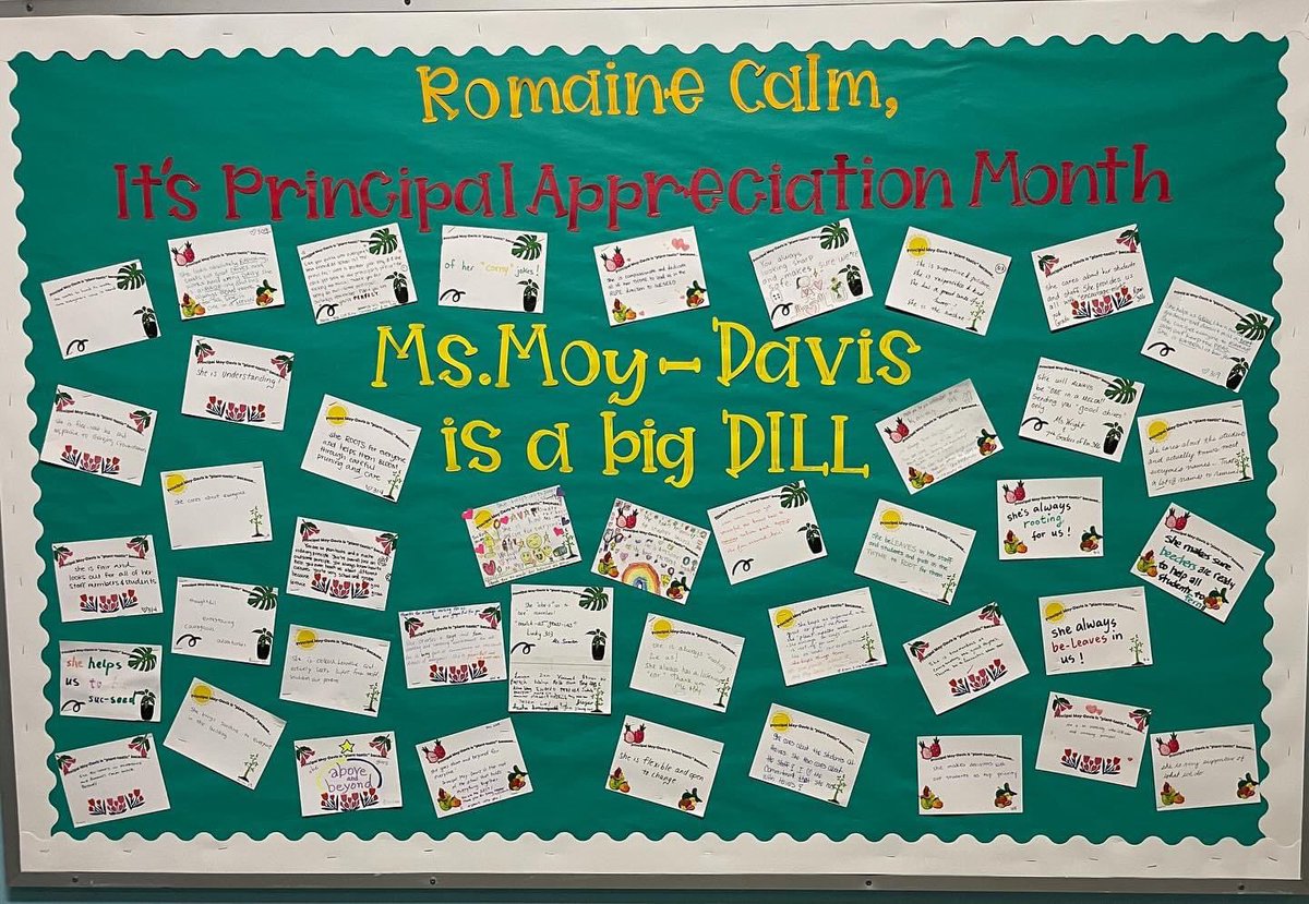 Haines_CPS's tweet photo. Happy Principals Appreciation Month to our wonderful Principal Moy Davis! She is truly “plant-tastic”! #TransformationalLeadership #PrincipalPrideChi #TheBestPrincipalsAreWithCPS #lettucegrow #punday https://t.co/gKdQMmiO5P