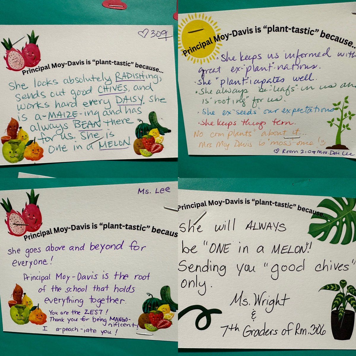 Haines_CPS's tweet photo. Happy Principals Appreciation Month to our wonderful Principal Moy Davis! She is truly “plant-tastic”! #TransformationalLeadership #PrincipalPrideChi #TheBestPrincipalsAreWithCPS #lettucegrow #punday https://t.co/gKdQMmiO5P