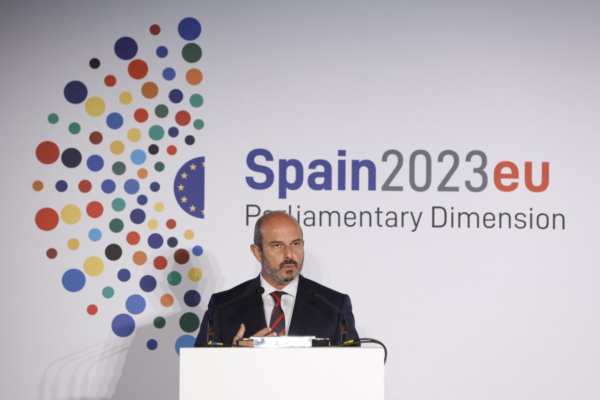 Senadoesp's tweet image. 🏛️El presidente del Senado, Pedro Rollán, ha clausurado la Conferencia Interparlamentaria para la Política Exterior y de Seguridad Común y la Política de Seguridad y Defensa Común #PESC #PCSD, que se ha celebrado hoy en Madrid.

📹Con su intervención: youtube.com/watch?v=2o_6my…