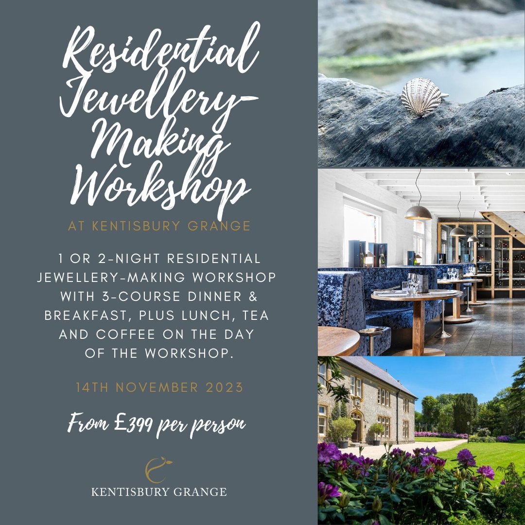 KentisburyG's tweet image. Join us for a 1 or 2-night residential jewellery-making workshop at Kentisbury Grange, North Devon. 💍

Find out more... vist.ly/b4ww

#SilverClay #JewelleryMaking #SilverWorkshop #JewelleryWorkshop #UKRetreats #UKEvents #DevonEvents #WestMidlands #NorthDevon #UK
