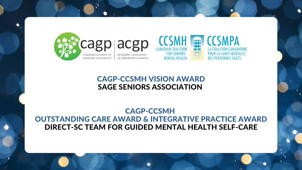 CAGPsych's tweet photo. Congratulations to this year's CAGP and CAGP-CCSMH award winners!!! https://t.co/cQzUNYIXkl