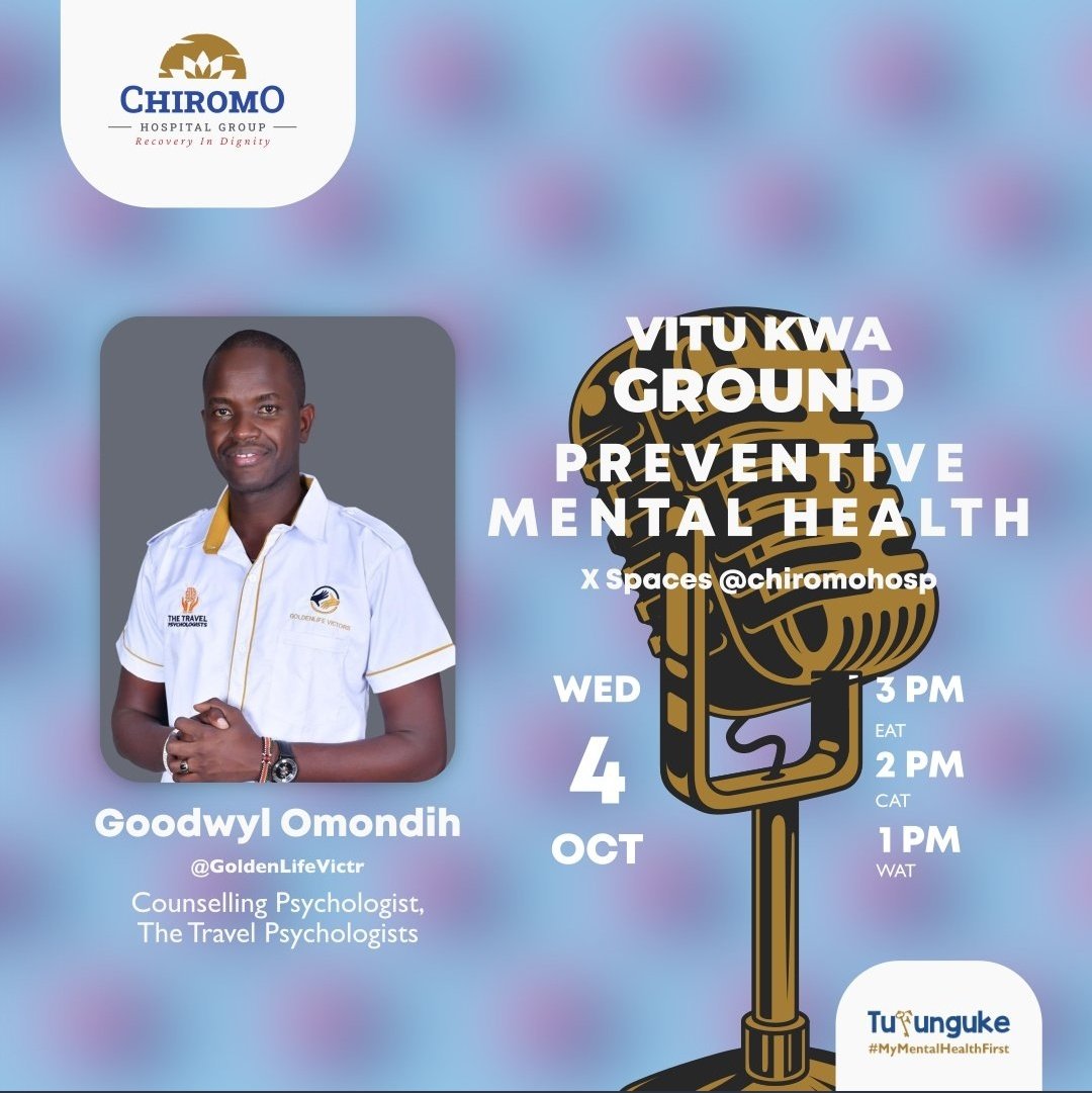 This Wednesday the conversation continues..... <a href="/ChiromoHospGrp/">Chiromo Hospital Group</a>