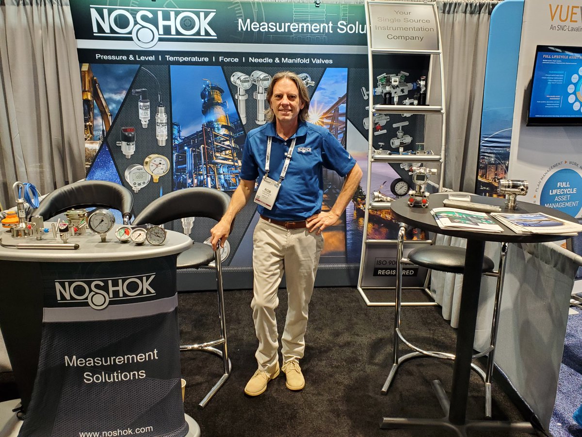 NOSHOK's tweet image. We’re at WEFTEC in Booth 6432 in the South Hall showcasing our industrial water and wastewater processing instrumentation solutions.
Stop by and talk to our experts to find an instrumentation solution for your challenges!

#weftec2023 #WEFTEC23 #processinstrumentation  #weftec…