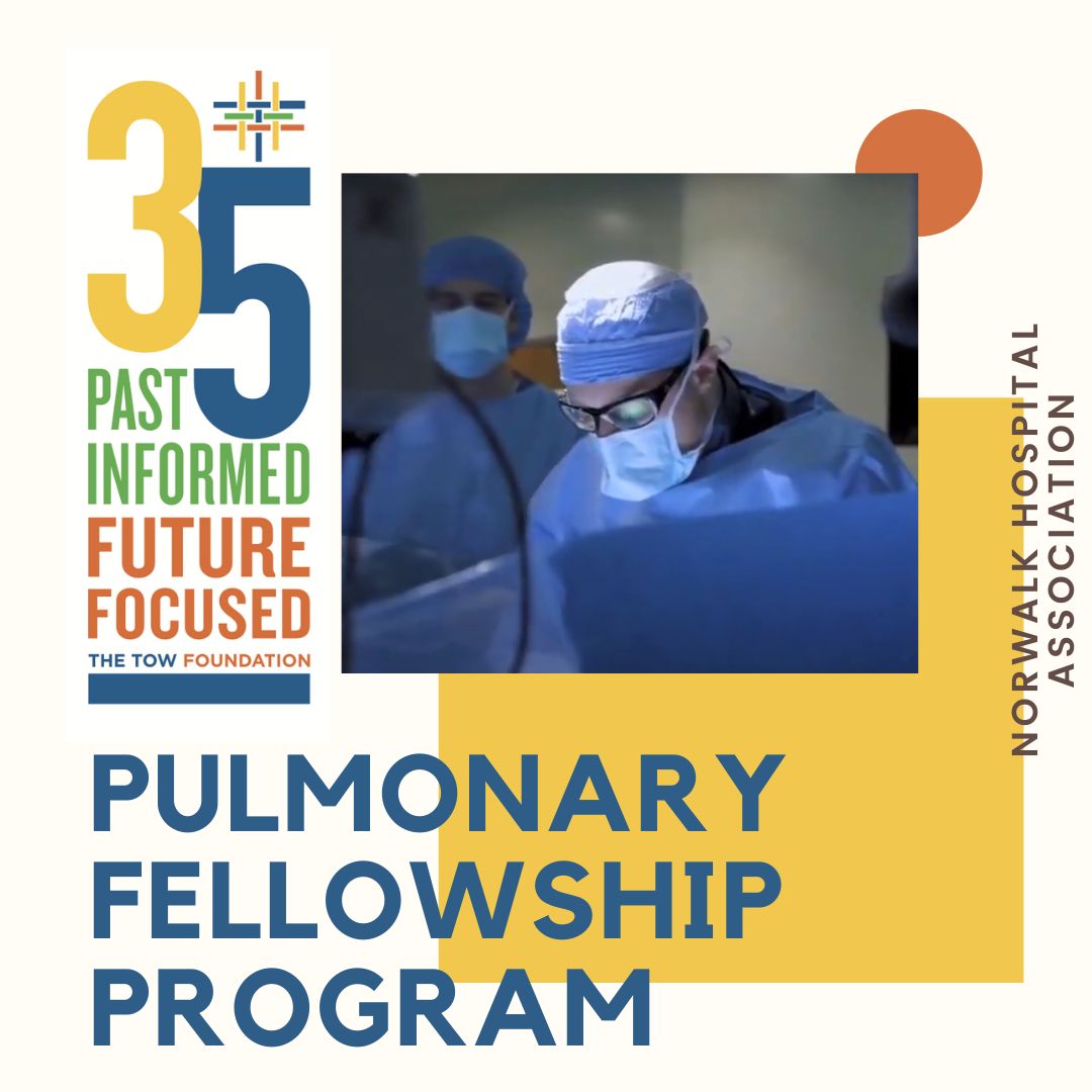 Established in 2021, the Pulmonary Fellowship at @NorwalkHospital offers robust training experience that prepares the next generation of physicians for the clinical and academic demands of the profession. #Towat35