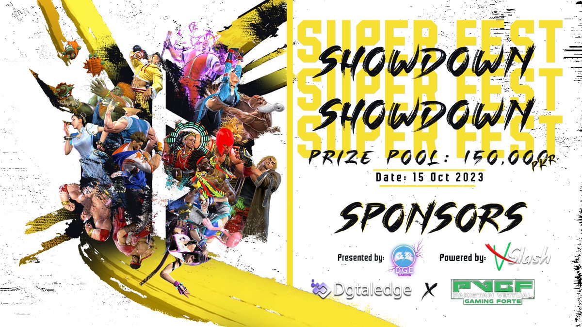VslashEsports's tweet photo. Time for #SF6 Tournament in Pakistan🇵🇰

A fully stacked and packed offline tournament open to everyone is coming on 15th October, held at the DGE Gaming bootcamp in Karachi!

Registration is open: https://t.co/M6OH8wWrjZ

The tournament will be live at https://t.co/gktX5oqKRi https://t.co/UMVC0N6LIh