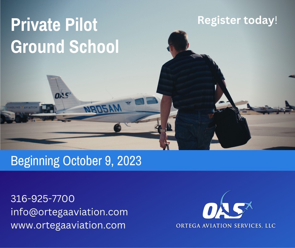 OrtegaAviation's tweet photo. There's still time to register! Call us today 316-925-7700! #privatepilot #pilotlife https://t.co/km0qnllFwG