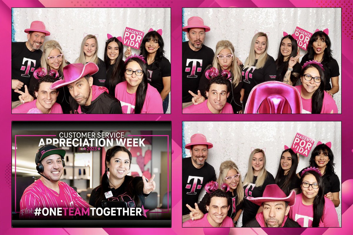 Customer Service Appreciation Week shenanigans with the best team ever!! #Phenomenaul #OneTeamTogether 🫶🏻@Dan_DiGirolamo @csandoval111 @Rafi_Solano1 @DonnyKozlowski @rulesshmules