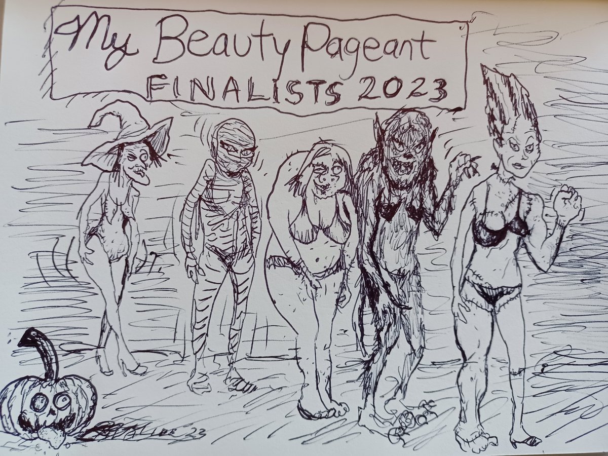 ronald_lavallee's tweet image. 🎃👹🧙‍♀️🧟‍♀️🧛‍♀️👙 🔍👁 👁 🥰
My Beauty Pageant 2023...doesn't have to be Halloween! But it helps to be in October.🕷👻🦇🤤
#beautyisintheeyesofthebeholder
@nightmarekristy @DebbieRochon 
@kreepazoidkelly 
@VendettaZen @shell062598 
@RavenLunachick @SarahFrightmare