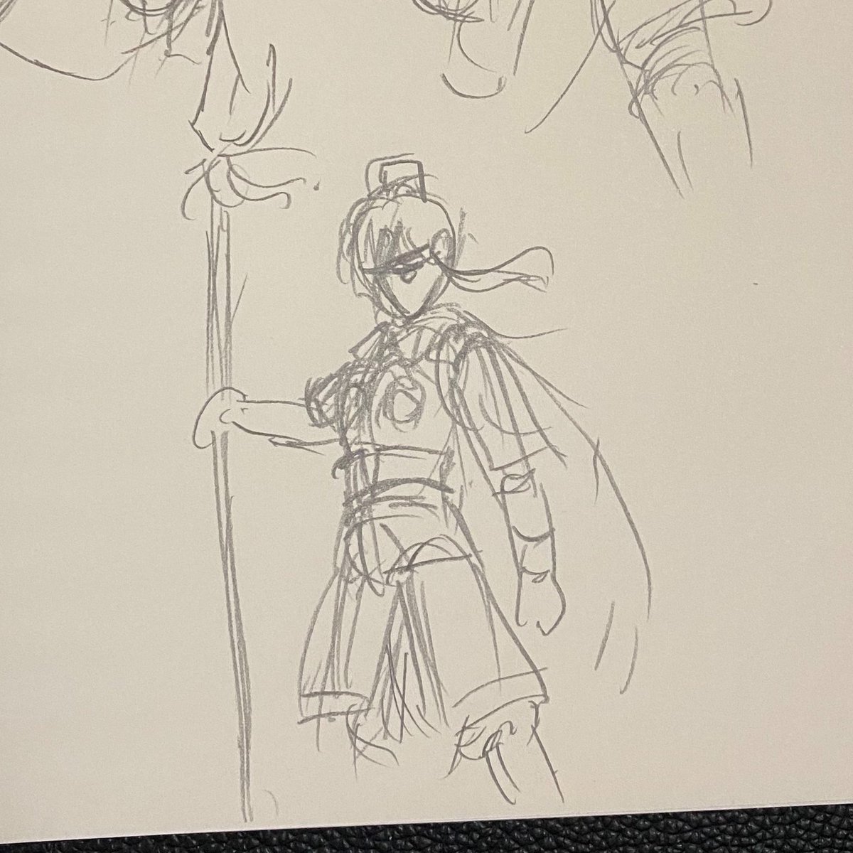 rig_lam's tweet image. #このタグを見た人はラフ画とその完成絵を見せる
#sketchvsfinal