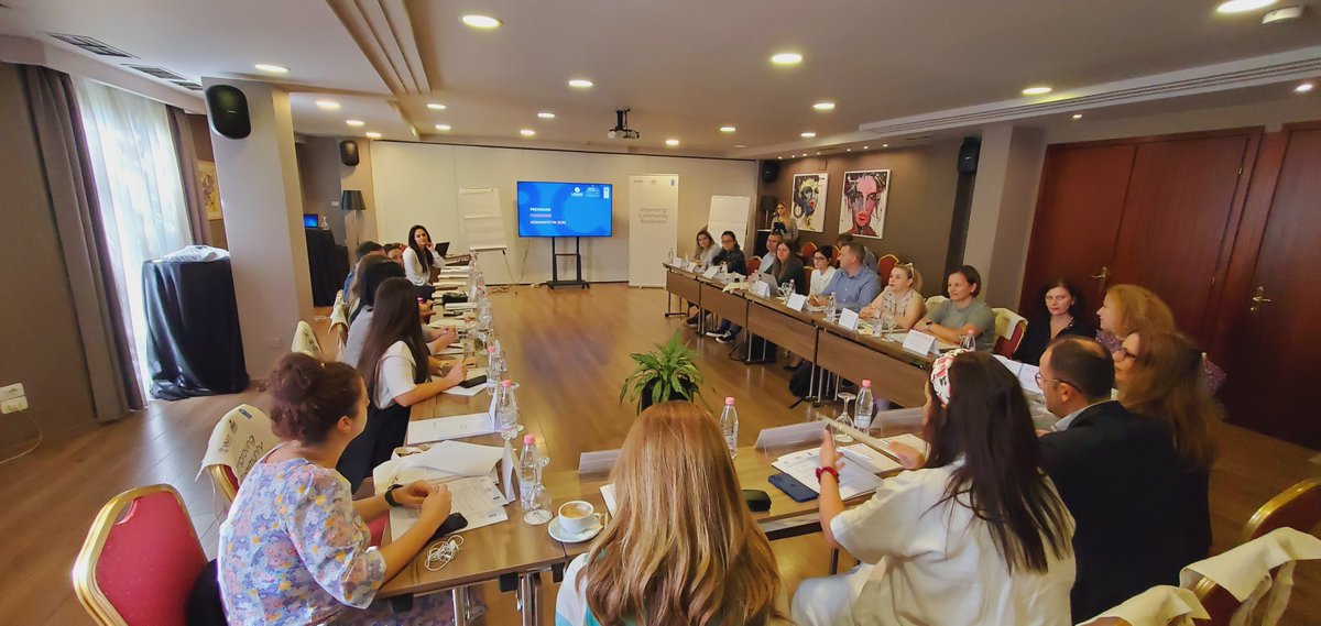 UNDPAlbania's tweet photo. With @USAIDAlbania,we organized a coordination meeting w/CSOs across 3"Improving Community Resilience" program areas
Highlights:
Updates on Resilience Centers,ongoing CSO interventions, collaboration strategies
Objective:Empower communities through integrated social care services https://t.co/SRN0DeI2nf