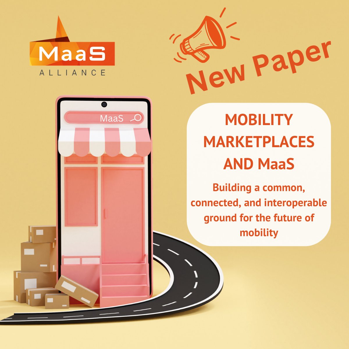 📃 New white paper: Mobility Marketplaces and MaaS 🛴

The MaaS Alliance is happy to share yet another interesting white paper on #mobility #marketplaces and their role for #MaaS.

Read the new white paper here 👉 lnkd.in/ejYAAM27

#maas #mobilityasaservice