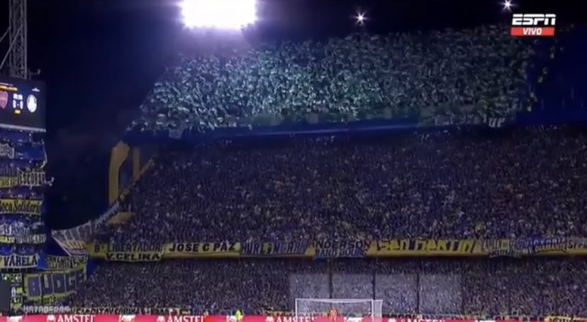 Te quieren vender el chamuyo que esa tribuna no estaba habilitada al 100% de su capacidad y en la misma semana, Palmeiras la copo. No llenan su cancha los amargos.