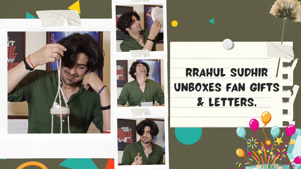 Rrahul Sudhir unboxes Fan Gifts &amp; Letters | Exclusive Gift Segment

Link: youtu.be/9O-yOjBihxQ?si… 

#RrahulSudhir #Famezzo