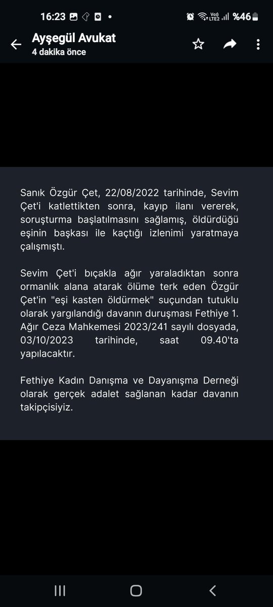Fethiye Kadın Danışma ve Dayanışma Derneği (@fethiyekadin) on Twitter photo 