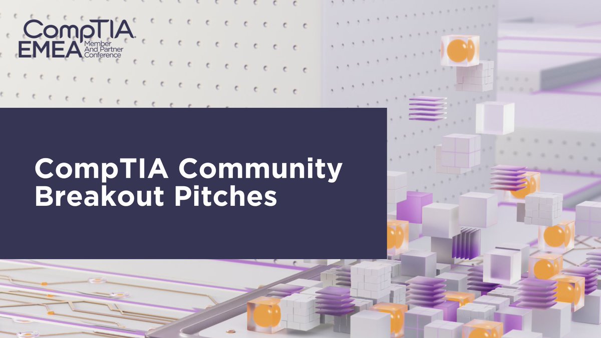 #EMEAcon, not sure which breakout to attend after lunch? This is your chance to hear what each will be covering so you can decide which group you're most interested in joining. Happening now in Westminster Ballroom 1 &amp; 2. #CompTIACommunity