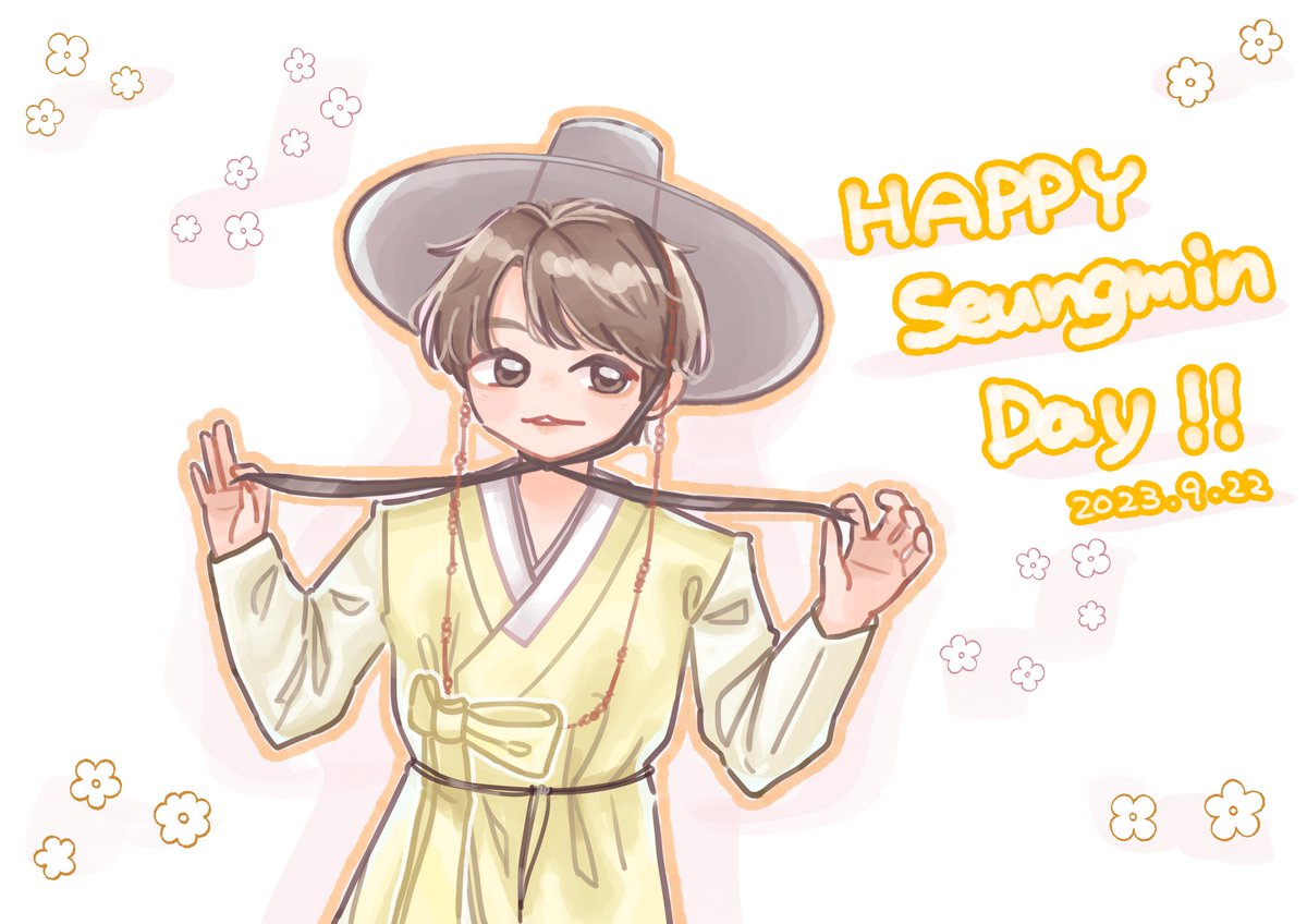 🌼🐶🌼
#HappySeungminDay
#EternityWithSeungmin
#Straykidsfanart 
#승민 #Seungmin