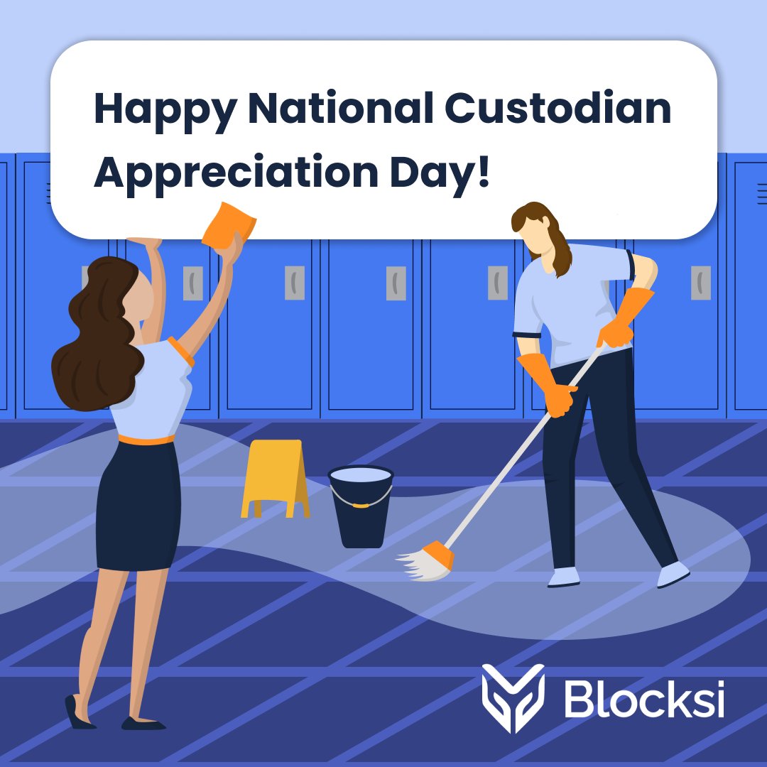Happy National Custodian Appreciation Day! 🌟

Let's take a moment to thank the unsung heroes who keep our schools, workplaces, and public spaces clean and safe. 

Your hard work doesn't go unnoticed! 👏

#nationalcustodianappreciationday2023 #k12 #blocksi