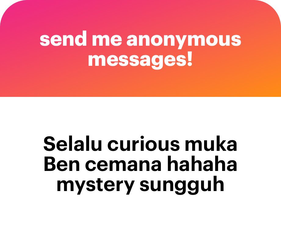 adobubble's tweet photo. Ha meh sini aku nak citer.
Ben an muka dia ada mulut weh. Pergh mana ada mnusia ada mulut skrg. Pastu kau imagine eh hidung dia. Siap dua lubang. Jarang jumpa seh. Bukan kaleng2 hidung dua lubang.
Pastu mata dia an. Ada bulu. Aku xtau ah takut sia. https://t.co/82T780m7yc