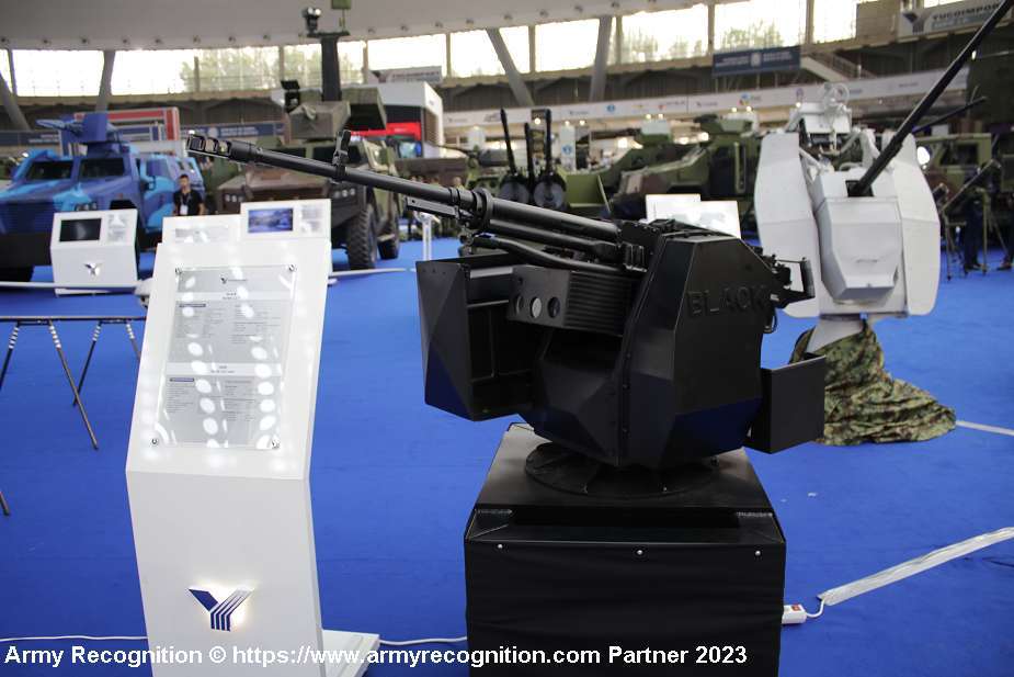 ArmyRecognition's tweet photo. #Yugoimport's Black #RCWS 12,7 mm Next-Gen Serbian #Weapon System Tailored for Modern Warfare #Serbia #partner2023
https://t.co/E9X6vJImbf https://t.co/RQ0dWQulCC