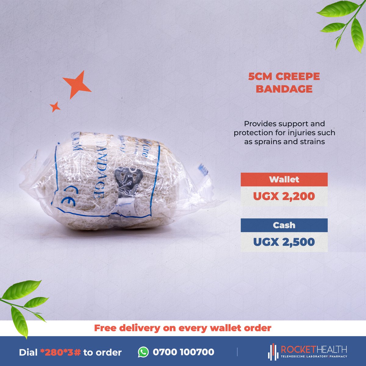 RocketHealthUG's tweet photo. The new month is a new opportunity to prioritize your health and wellness!💪🏼

Enjoy discounts &amp; FREE delivery on all #RocketHealthWallet orders.

To order, dial *280*3# or click https://t.co/a8RbxhRNhY https://t.co/m85fVhOJGd