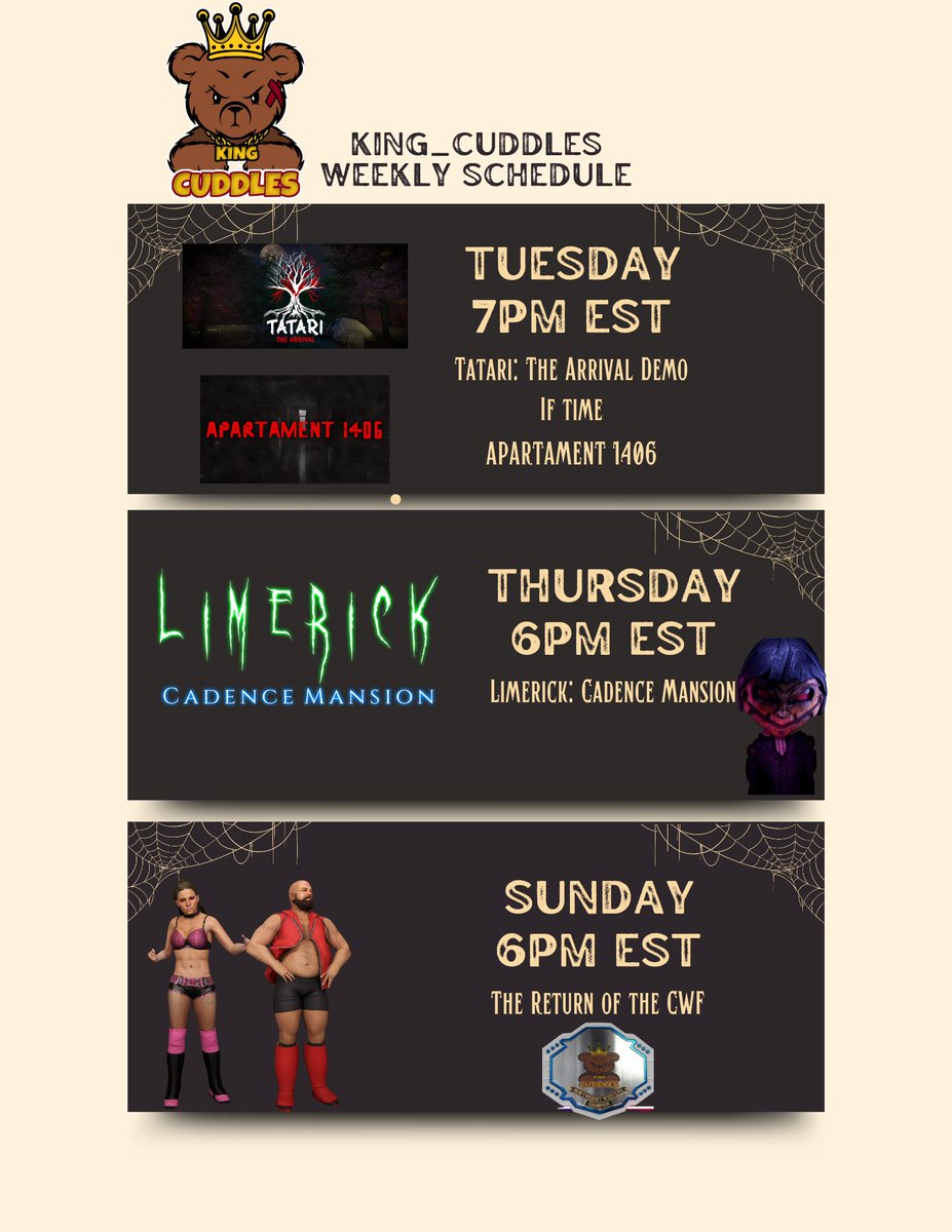 King_Cuddler's tweet photo. Got some fun new games coming up this week. Can't wait to check them out. https://t.co/QO6ys3BzXf