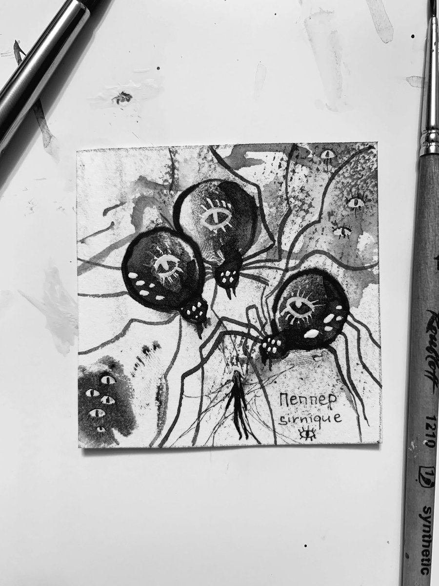 #inktober #inktober2023 Day 2 Spiders