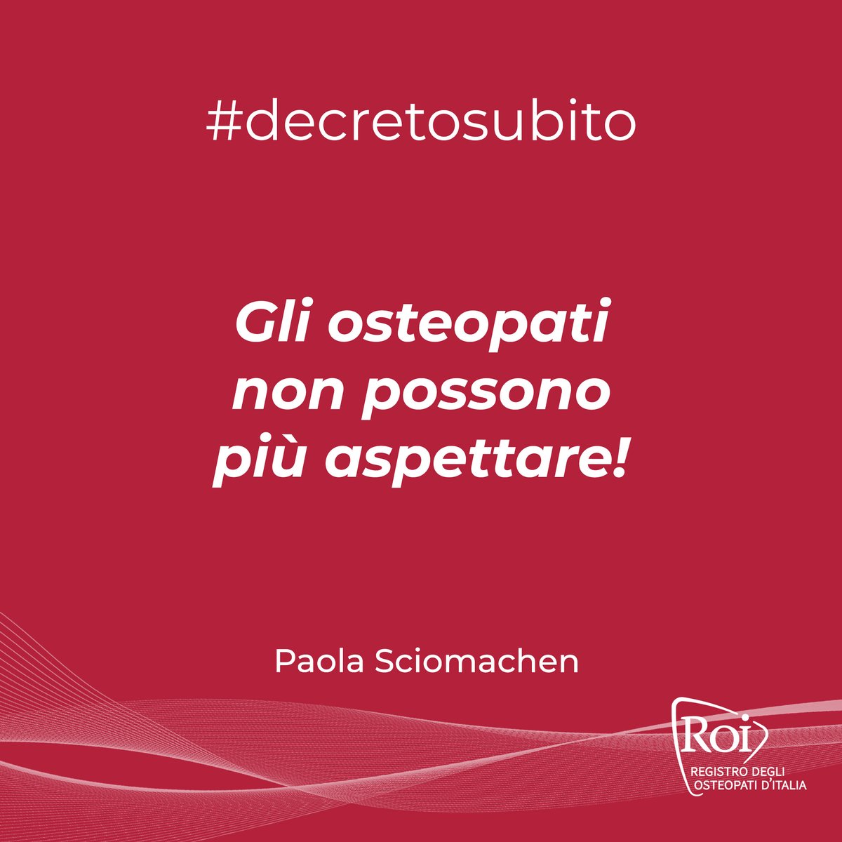 ROI_Osteopati's tweet photo. Gli #osteopati non possono più aspettare!
#osteopatia #decretosubito

https://t.co/puWSTD2YtT

@simonaloizzo
@Carmen_DiLa
@SportielloGilda
@GianniGirelli
@Ileniamalavasi
@fmollicone
@latinigiorgia
@ValentinaGrippo 
@roxsasso
@ritadallachiesa
@ManziIrene https://t.co/WaLjFZZEyG