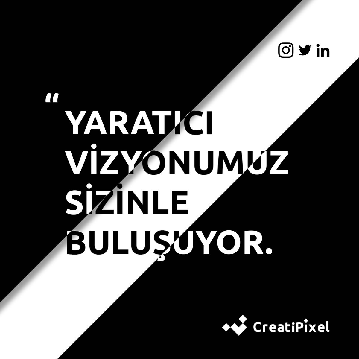 CreatiPixel's tweet image. "Yaratıcı vizyonumuz sizinle buluşuyor.

Websitemiz: creatipixel.com

#design #uiux #Pixel #creativity