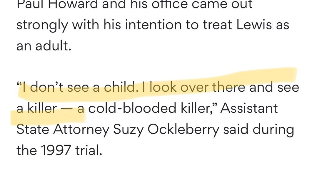 AhunnayaChi's tweet photo. Do you know the story of Little B? The 13 yo Black child condemned to life in prison in ‘94?
26 years later Michael Lewis is now free
Black children do not get the luxury of having their innocence presumed
(& so) We must protect them
#ElaineBrown #LittleB https://t.co/0ZAHErT0aO