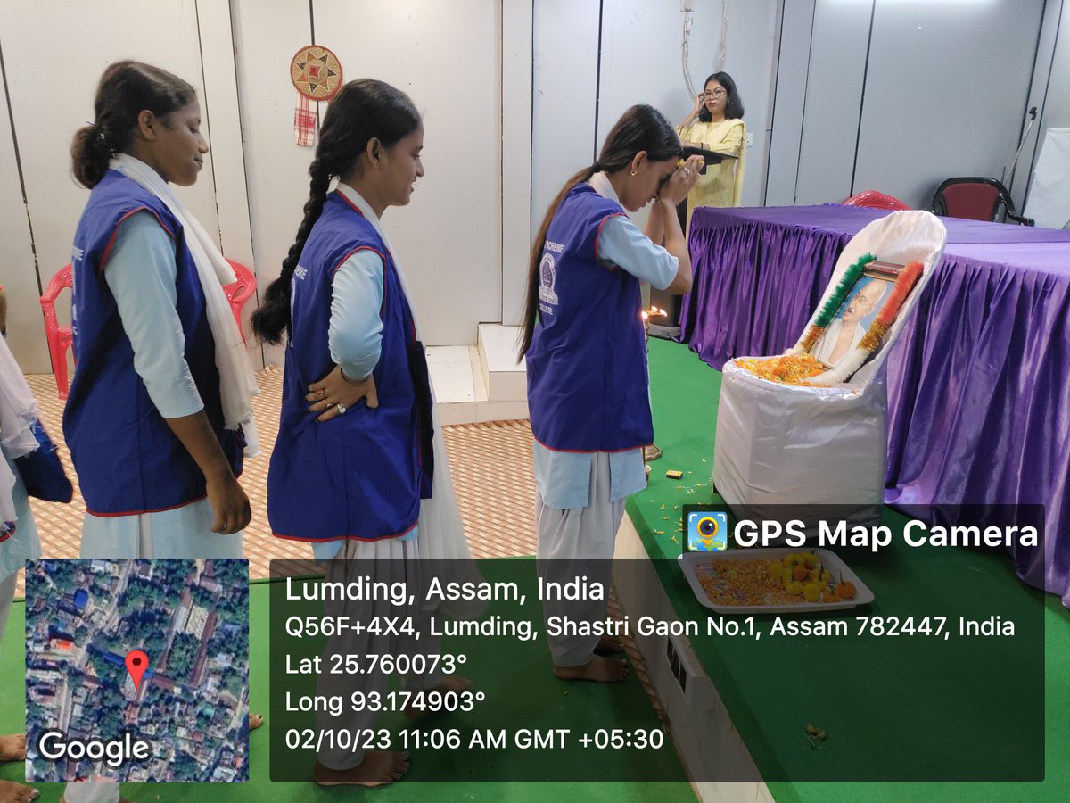 LumdingNss's tweet photo. Observance of Non-Violenece Day on 2 Oct 2023
#NSSAwards 
@nss_rdguwahati 
@_NSSIndia 
@DrRanjanKrKaka1 https://t.co/pRWczbiK8D