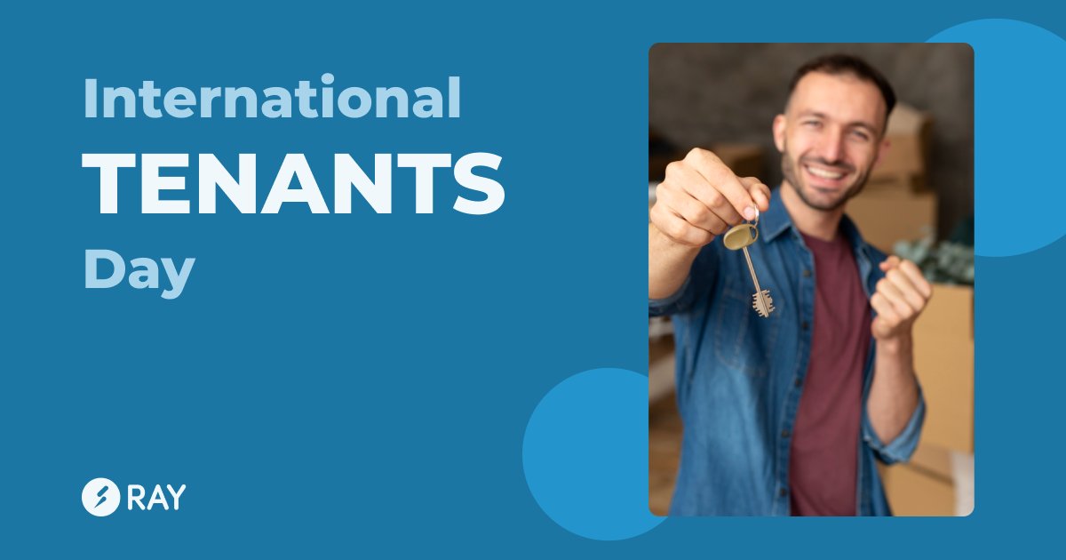 getraytech's tweet photo. Today is International Tenant's Day! At RAY, we wanted to take a moment to appreciate your tenants and thank you for trusting us to provide them with an exceptional experience on your property. https://t.co/UIZVCa63rI