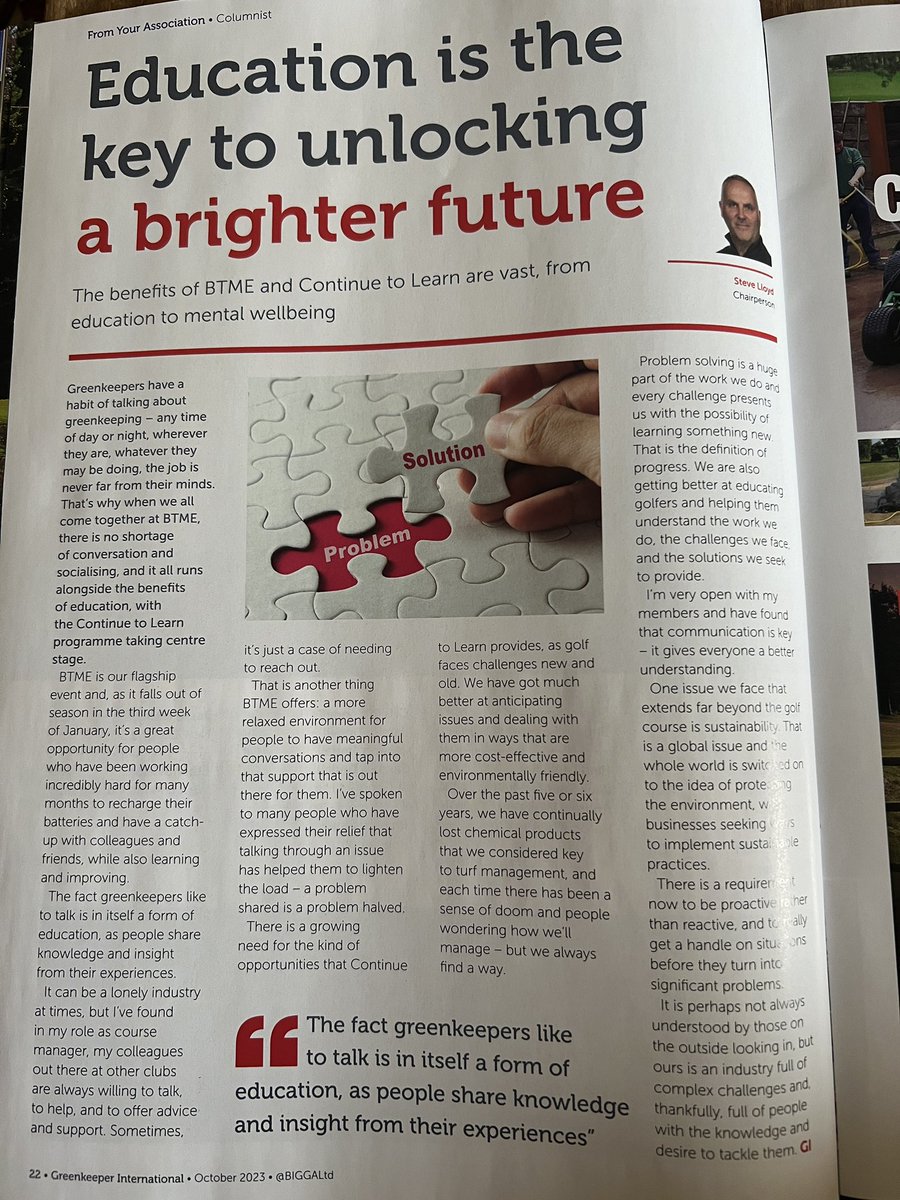 Love it…👏👏

<a href="/BIGGALtd/">British & International Golf Greenkeepers Assn.</a>