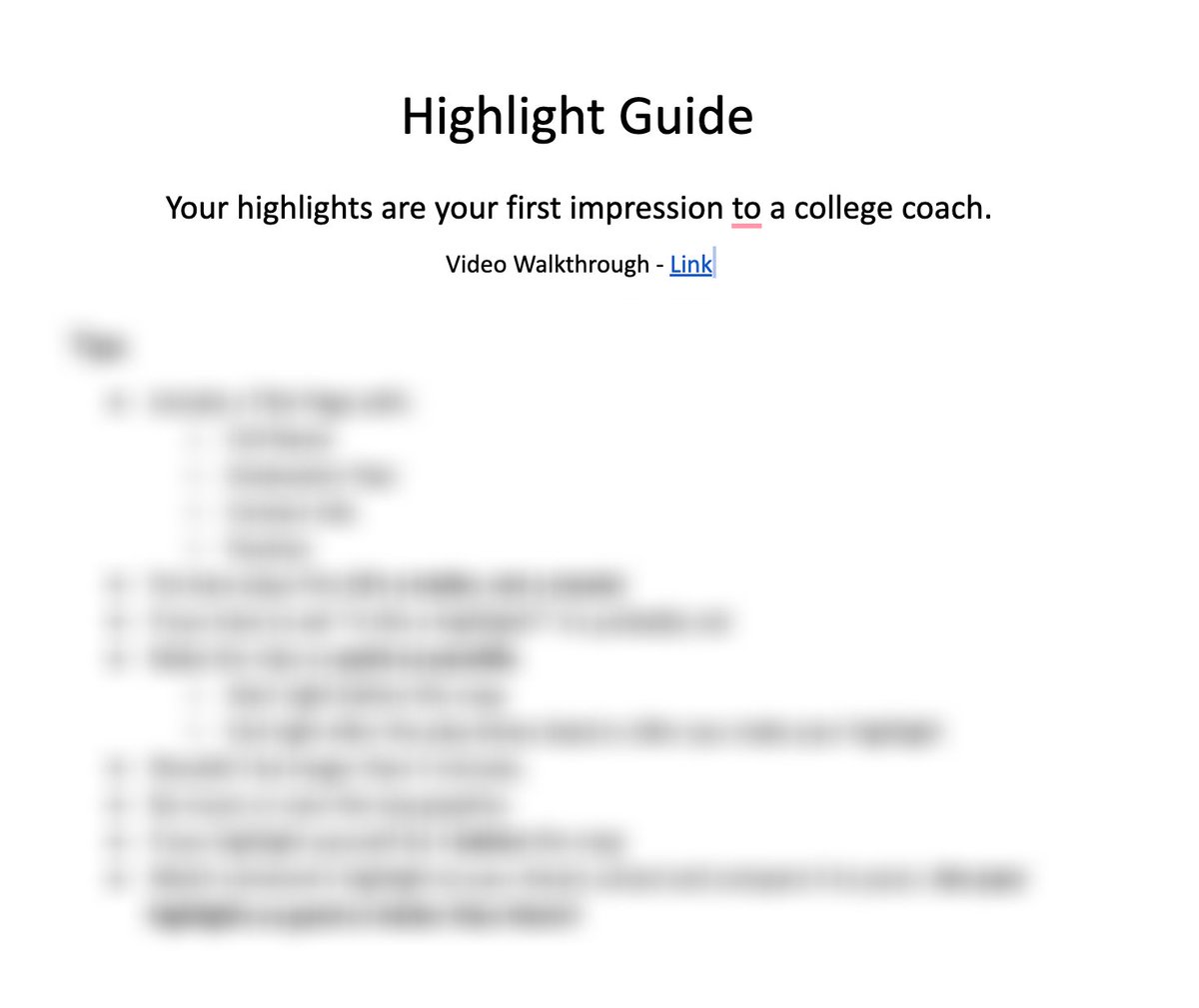 TrentonLuera14's tweet photo. Need help putting together your highlights?

I put together a highlight guide for every position to help you go D1.

Want it?

You can get it for free.

All you need to do is Like + RT + Reply to this post "Highlights" and I'll DM it to you

*MUST be following (3 Days Only) https://t.co/ZwWLPqrdxK