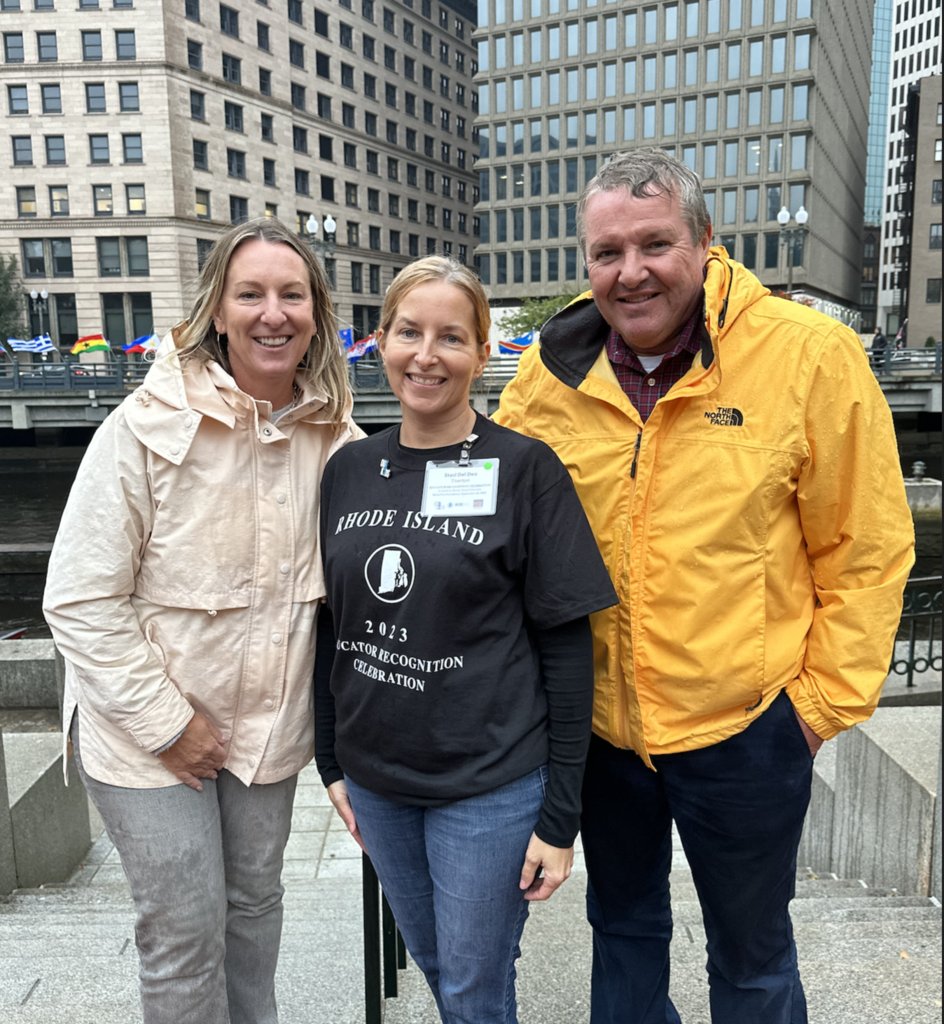 tivertonschools's tweet photo. Congratulations to our 2023 Tiverton District Teacher of the Year, Staci Del Deo, who was honored at the Rhode Island Department of Education’s WaterFire celebration in Providence. https://t.co/32Vfk7C7ew