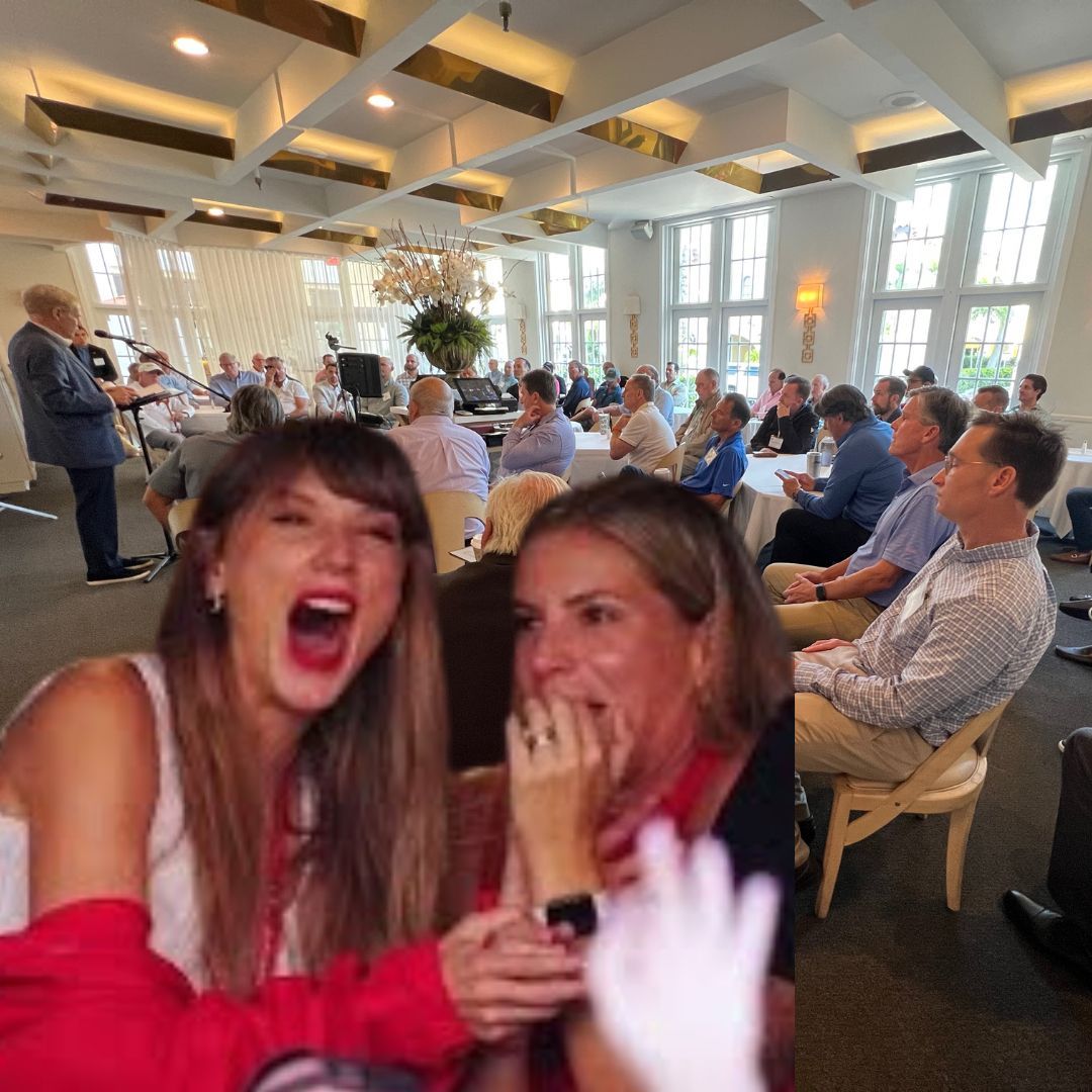 Making “Taylor Swift” appear more relevant, Tay Tay has recently been seen attending New Canaan Society Chapter
meetings, at times with Travis Kelce’s mom. Recognize your chapter?