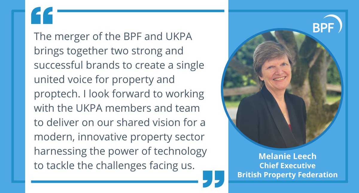A very exciting day for the BPF, our membership and the UK PropTech Association!

<a href="/UKProptech/">UK PropTech Association</a> members have approved our #merger, creating a partnership that will help drive deeper collaboration between property and proptech businesses.

Find out more 👉 bpf.org.uk/media/press-re…