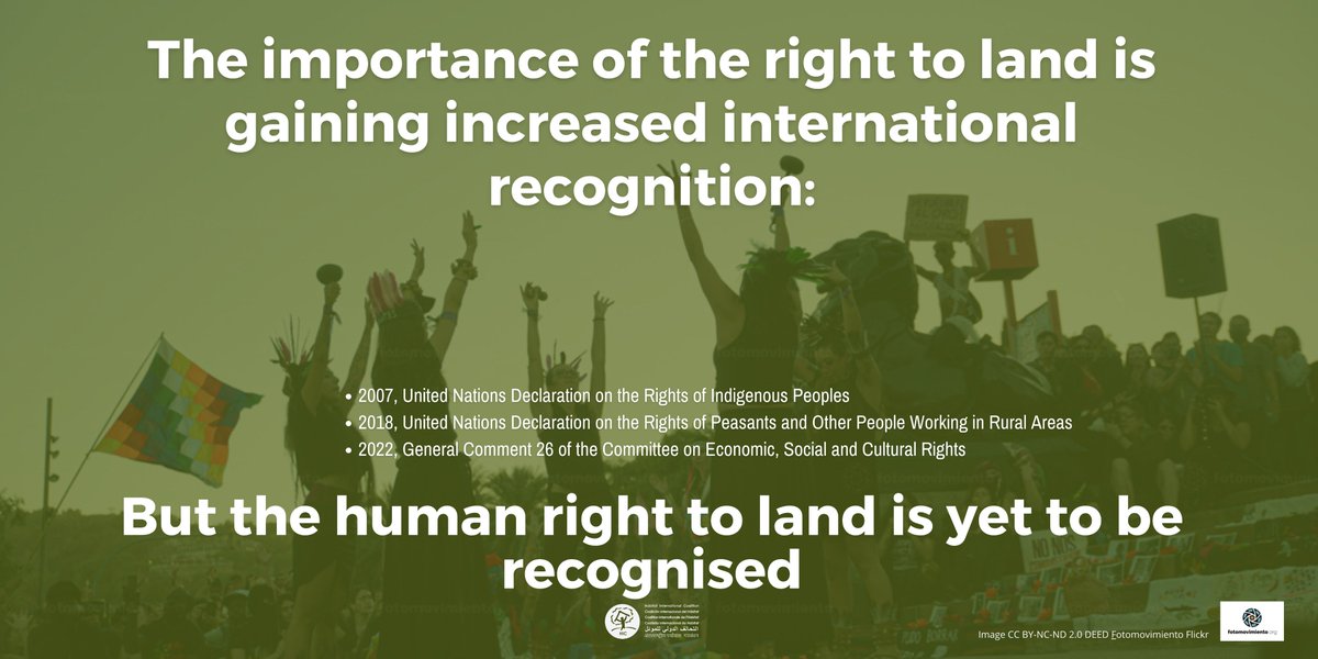 habitat_intl's tweet photo. The recognition of the  #HumanRightToLand by @UNHumanRights General Comment N.26 is a big step but it should include
🟠explicit protection of the social function
🟠explore frameworks towards democratic management of land
🟠more clarity in urban settings
#WHD2023 #WorldHabitatDay https://t.co/dXu8pYfIVO
