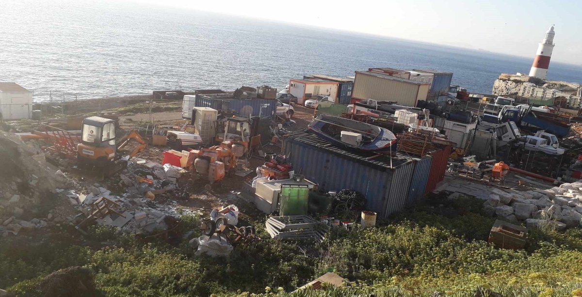 Welcome to Europa Point #Gibraltar 

This photo was taken yesterday and it is soul-destroying. Junk everywhere, a dumping ground for all to see.