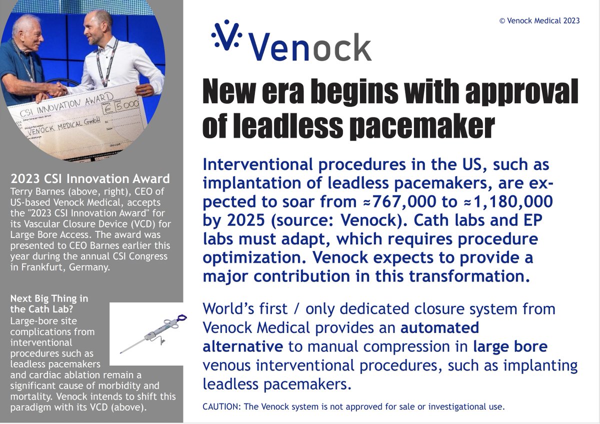 MedtechMatters's tweet photo. YOU NEED TO KNOW:

https://t.co/6Ruv12vlDK #LeadlessPacemakers #Innovation #InterventionalCardiology #CathLab #EPLab #CardioTwitter #Cardiology https://t.co/LQjH8Hqhal