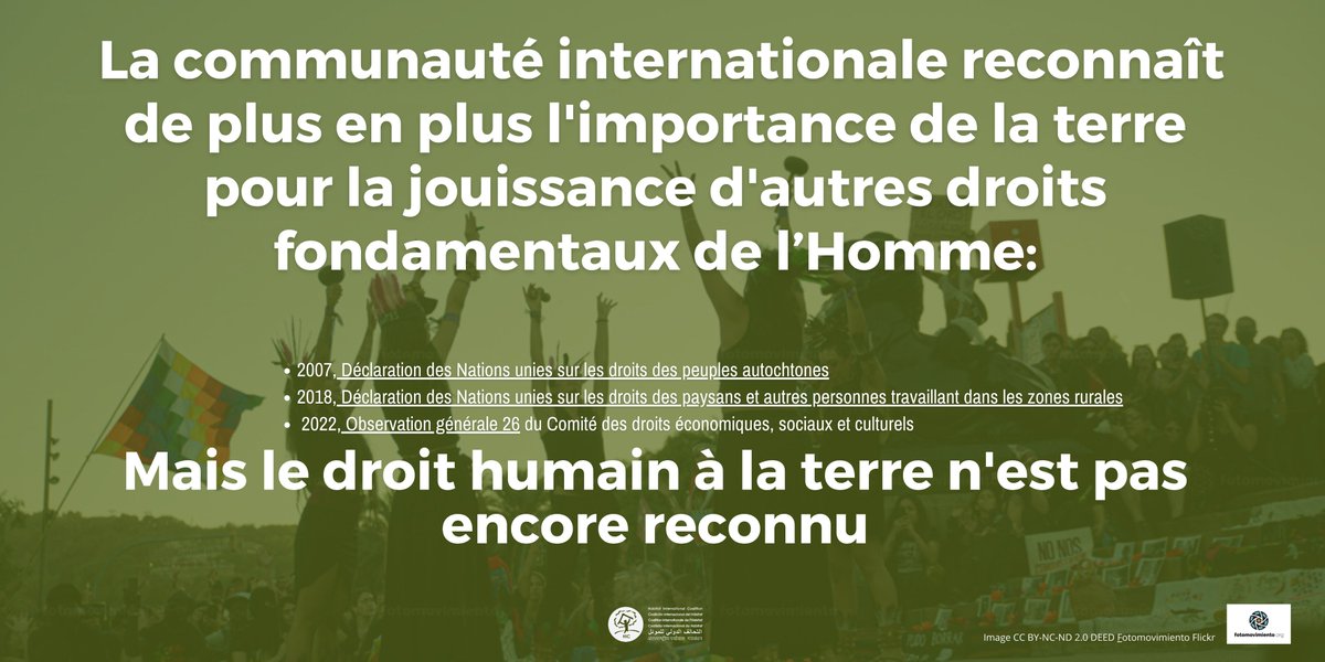 habitat_intl's tweet photo. La reconnaissance du droit à la terre par l'Observation Générale n°26 de l'@UNHumanRights est un grand pas mais il devrait inclure
🟠protection de la fonction sociale
🟠cadres de gestion démocratique
🟠 plus de clarité en milieu urbain
#WHD2023 #UrbanOctober #HumanRightToLand https://t.co/5j1x1nU7DN