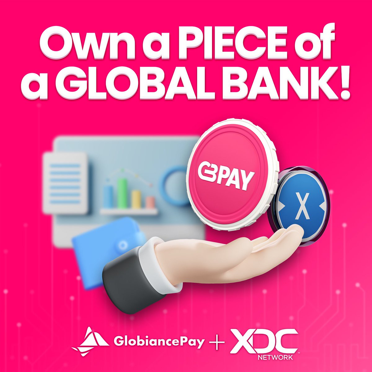 Ready for a new era of investment opportunities? 📈

GlobiancePay's STO offers a 𝐫𝐞𝐯𝐞𝐧𝐮𝐞 𝐬𝐡𝐚𝐫𝐞 and a 𝟏𝟓% 𝐁𝐨𝐧𝐮𝐬. Don't miss your chance to own a piece of the Global Bank. 

𝐈𝐧𝐯𝐞𝐬𝐭 𝐢𝐧 𝐢𝐧𝐧𝐨𝐯𝐚𝐭𝐢𝐨𝐧 𝐭𝐨𝐝𝐚𝐲!👇

se.globiance.com/ieo-s/1

#XDC #STO