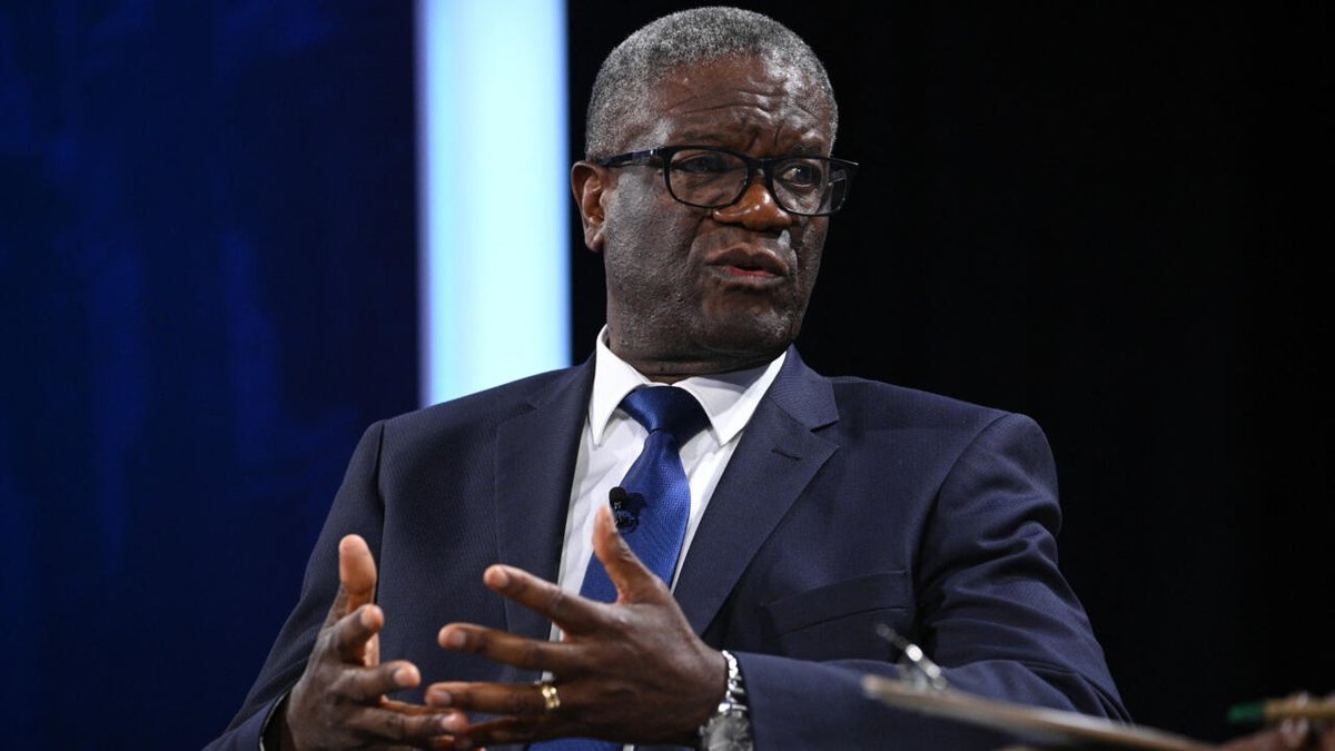 RFIAfrique's tweet photo. RDC: le Docteur Denis Mukwege, Prix Nobel de la paix 2018, annonce sa candidature à l’élection présidentielle https://t.co/WoJZTLysaD https://t.co/Nk3BuEh9pR