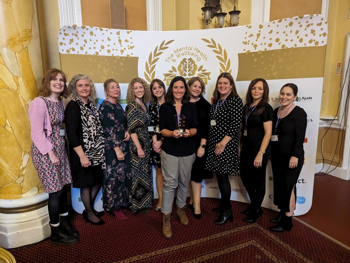 acttrainingltd's tweet photo. We are honoured to have won the Workplace Wellbeing Award at the 2023 @mhwwalesawards #mhwawards https://t.co/o9MyA4zKjC