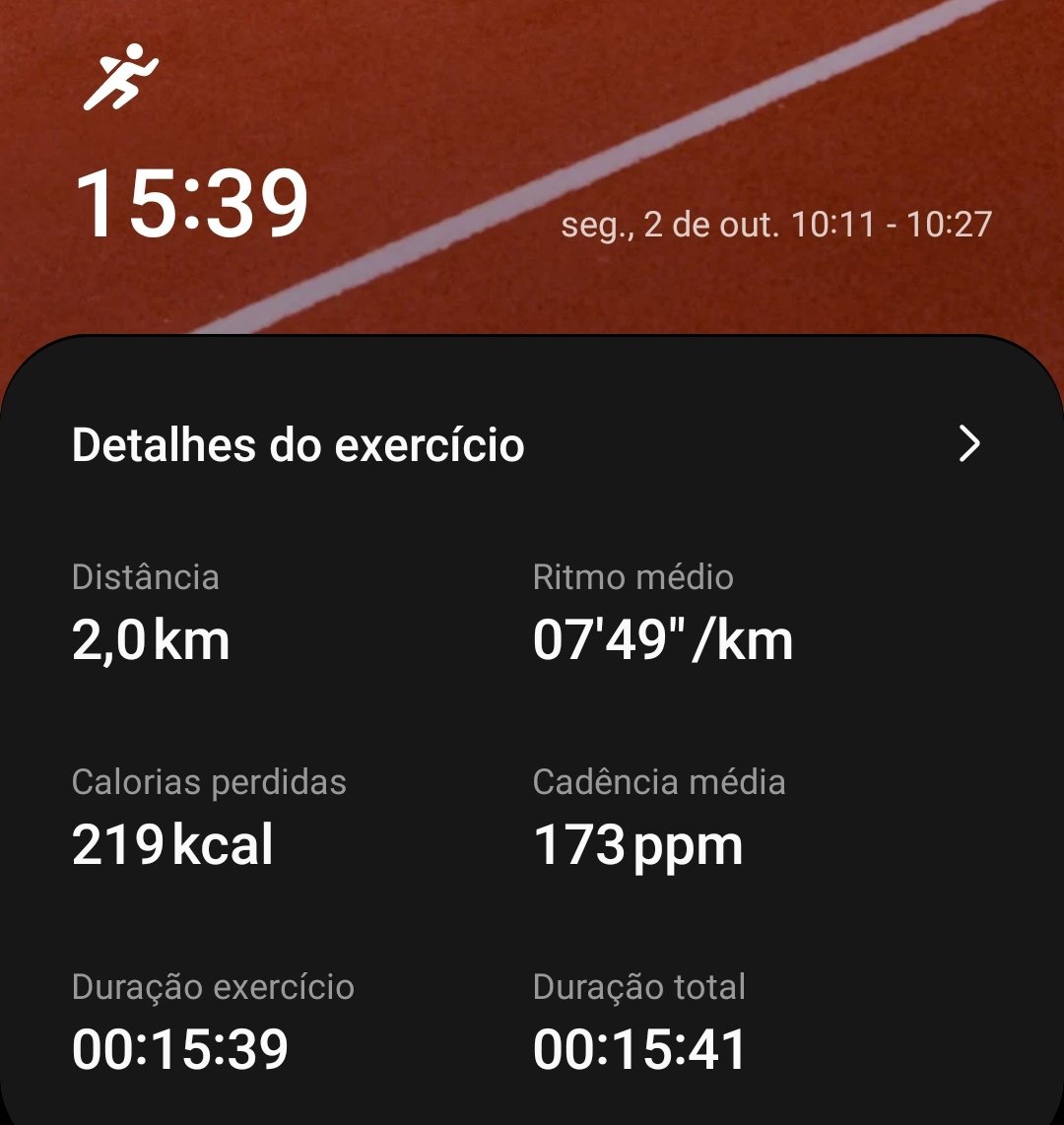 giulia_sanfer's tweet photo. pra registrar em algum lugar. sempre detestei correr, mas vamo começando aos poucos. 2km sem parar hoje https://t.co/TSBNHyoqSc