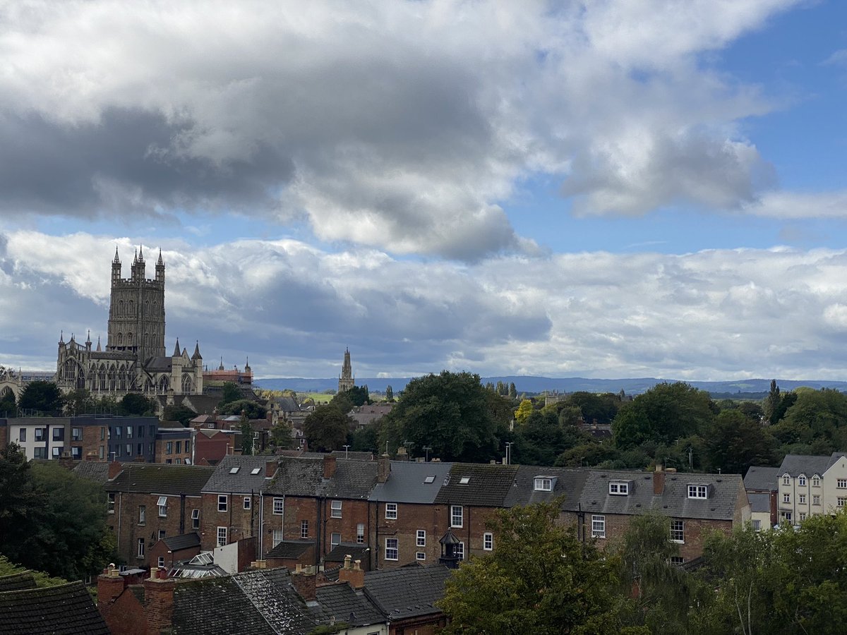 This is a unique view of Gloucester, from one of the flats in Clapham Court - destined for demolition. Come and see an important and unique artists-resident collaboration, 1st &amp; 2nd weeks in November. voicesgloucester.org.uk/events/clapham…